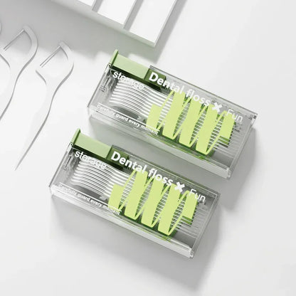 Portable Floss Dispenser with 10 Sticks