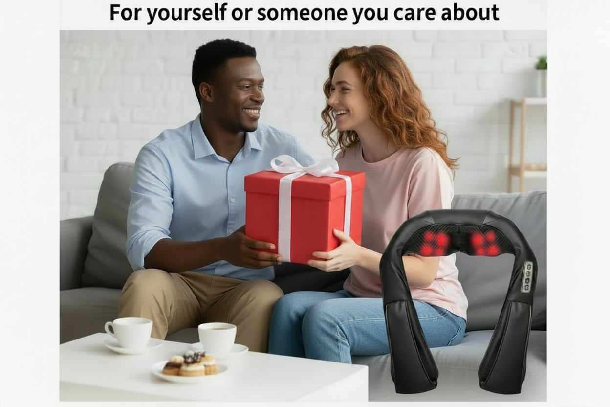 Larger Gift Box Neck Massager Image