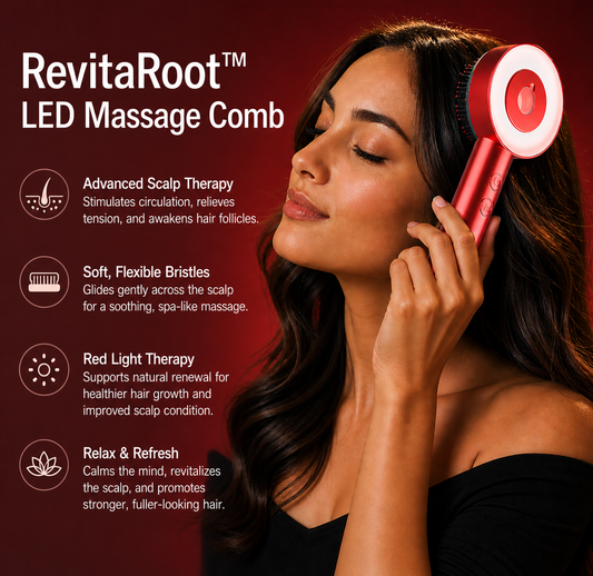 RevitaRoot™ LED Massage Comb
